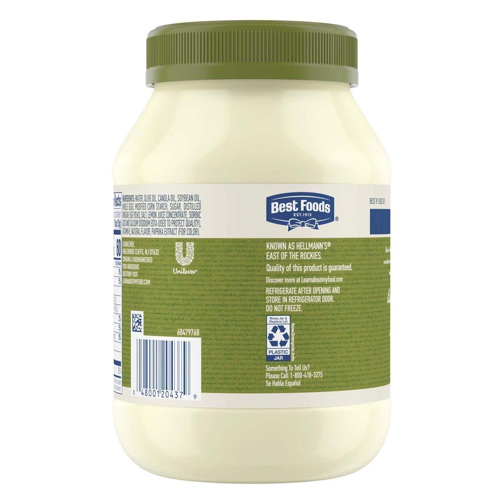 Best Foods Mayonnaise Dressing with Olive Oil Sandwich Spread 30 Oz