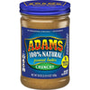 Adams Natural Crunchy Peanut Butter, 36-Oz