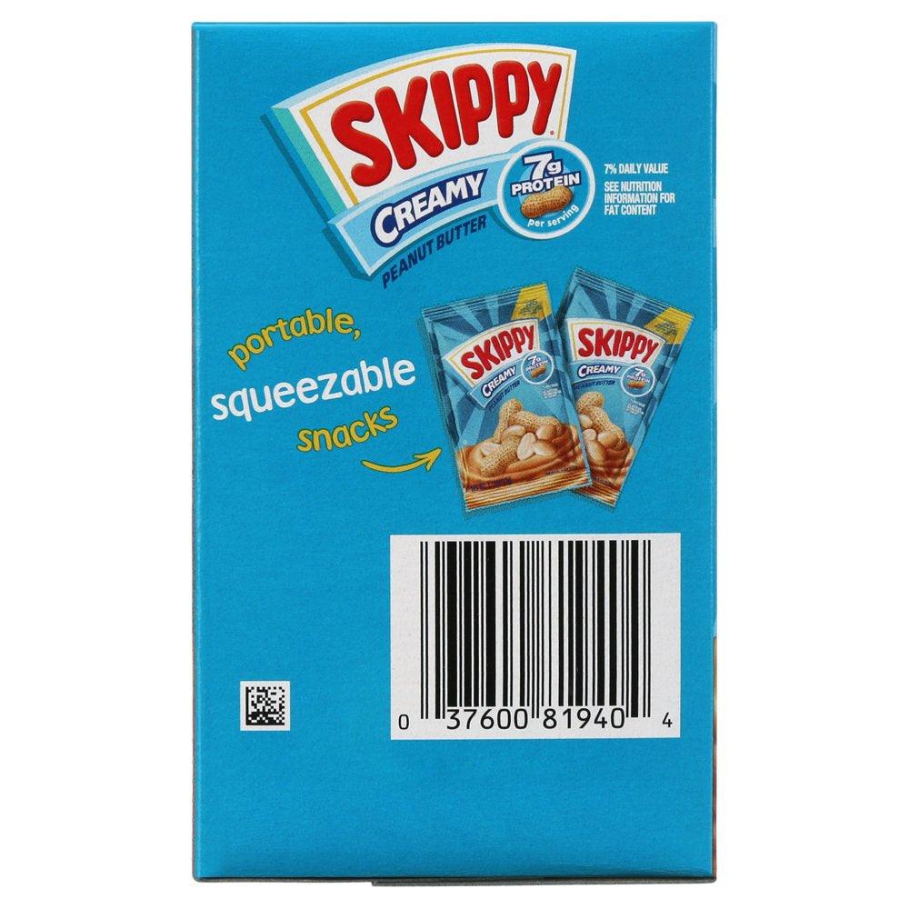 8/8/1.15Oz SKIPPY CREAMY INDIVIDUAL SQUEEZE PACK 8