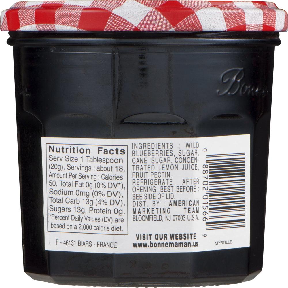 Bonne Maman Wild Blueberry Preserves 13 Oz Jar