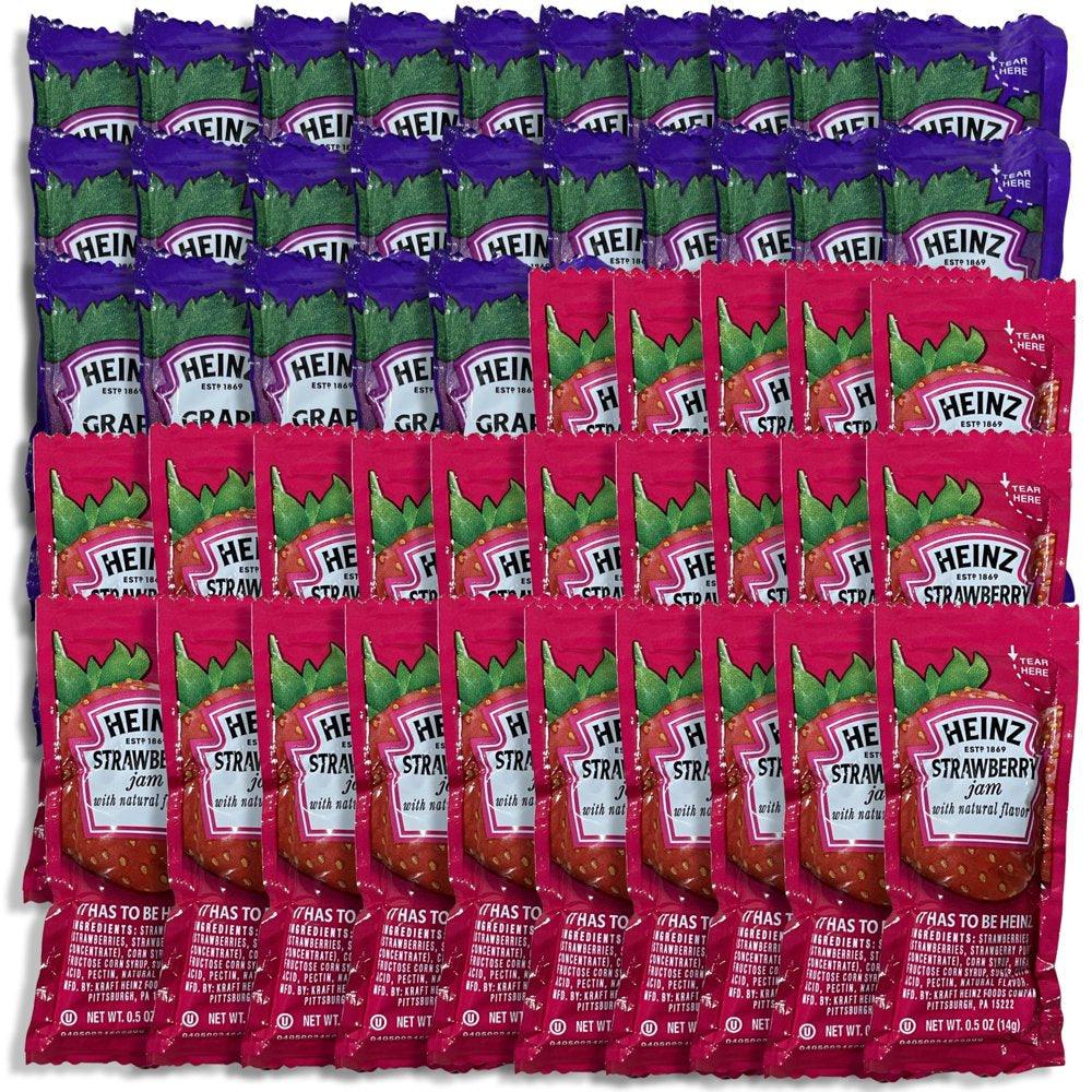 Concord Grape Jelly Single Serve Packets | .5 Oz Pouch | Pack of 50