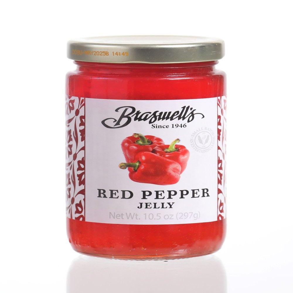 Braswell Red Pepper Jelly Spread, 10.5 Oz Glass Jar