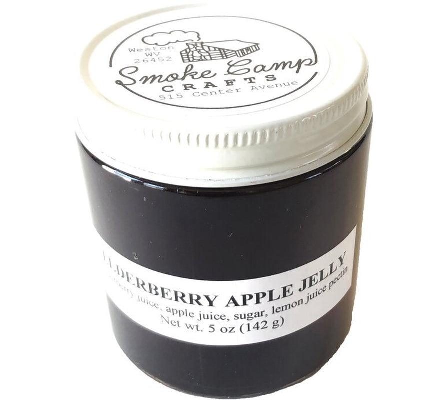 Elderberry Apple Jelly, 5 Oz - Craft, Gourmet, Unusual Jams &amp; Jellies Made in West Virginia, USA