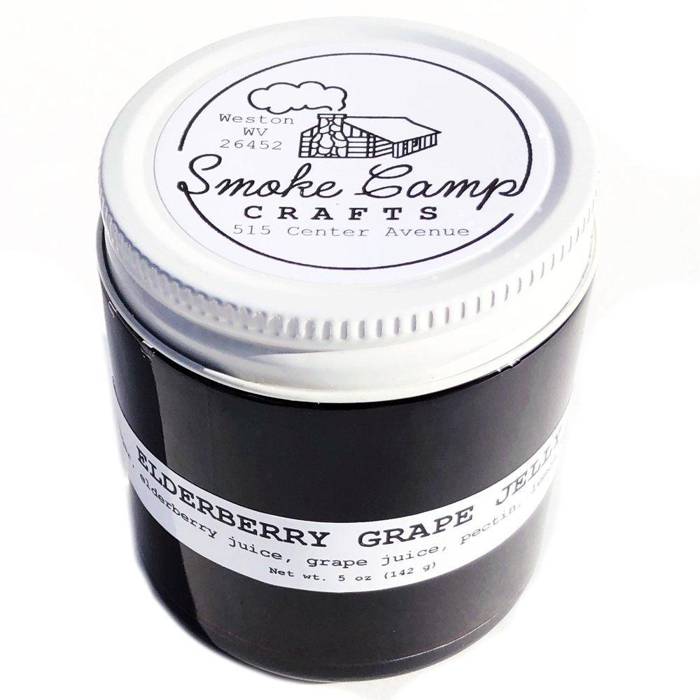 Elderberry Grape Jelly, 5 Oz - Craft, Gourmet, Unusual Jams &amp; Jellies Made in West Virginia, USA