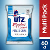 60 Ct Vending Services Box 1 Oz Utz Ripples Original Potato Chips