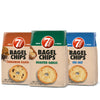 7Days Bagel Chips, Variety Pack, 3.17Oz (Pack of 12)