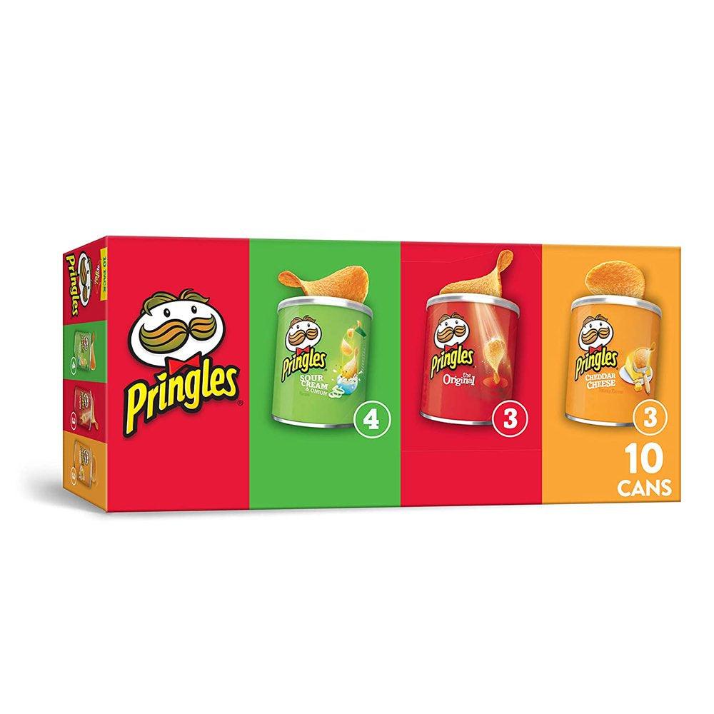 Â Potato Crisps Chips, Flavored Variety Pack, Original, Cheddar Cheese, Sour Cream and Onion, Grab and Go, 13.7 Ounce (10 Count)