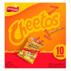 Cheetos Crunchy Cheese Flavored Snacks Flamin&#039; Hot, 1 Oz, 10 Count