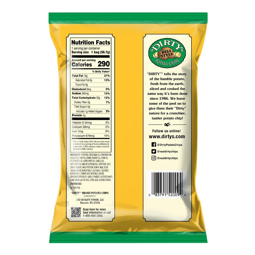 25 Ct &quot;Dirty&quot; Deli Style Potato Chips Variety Box