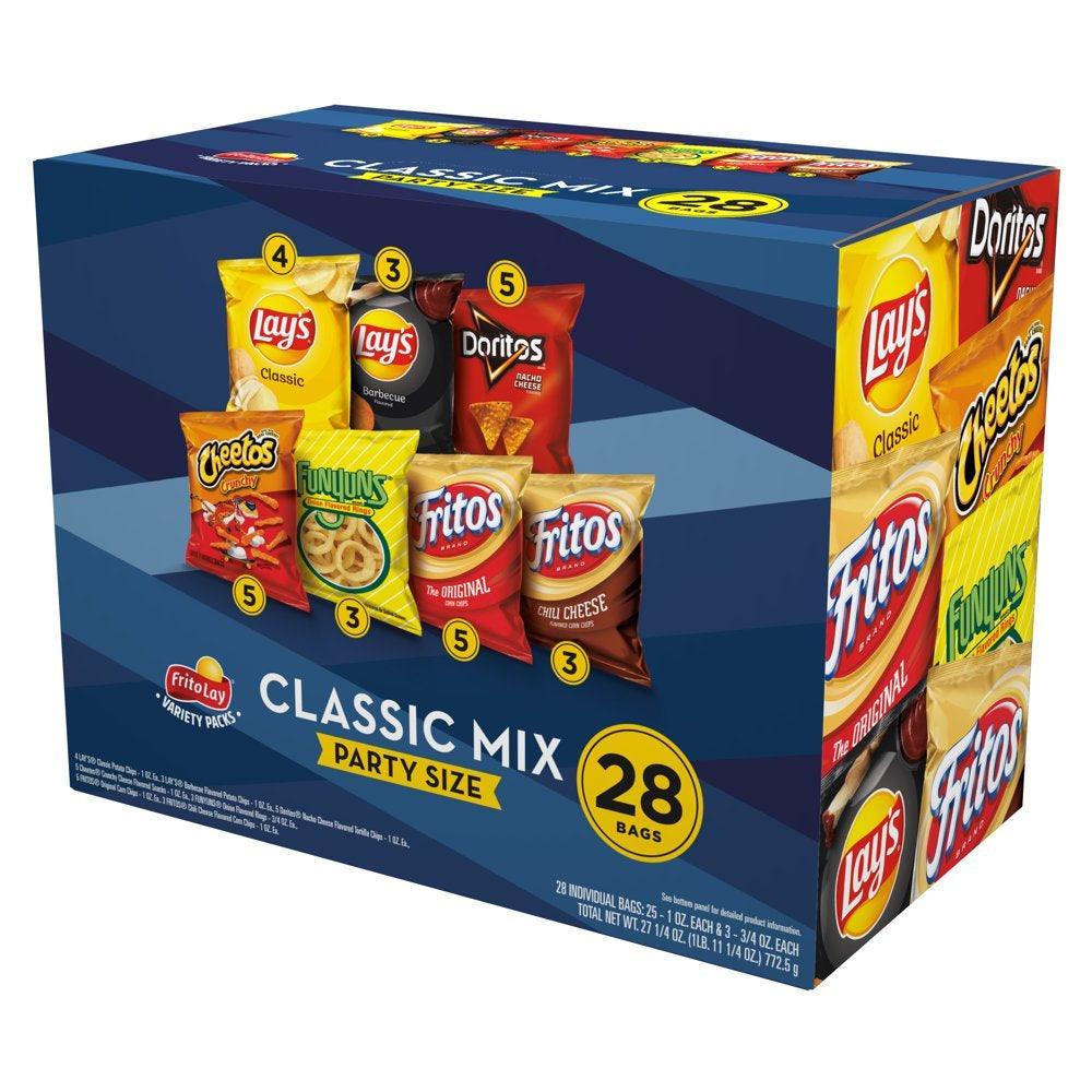 Classic Mix Snacks Variety Pack, 28 Count