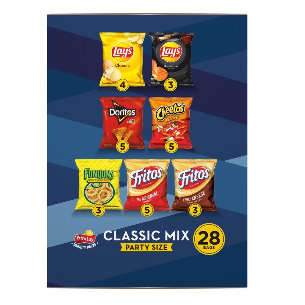 Classic Mix Snacks Variety Pack, 28 Count