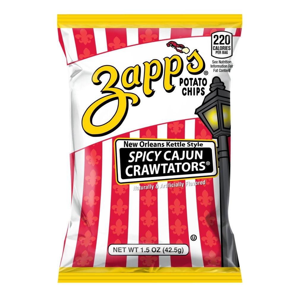 25 Ct Zapp&#039;S New Orleans Kettle Style Potato Chips Variety Pack