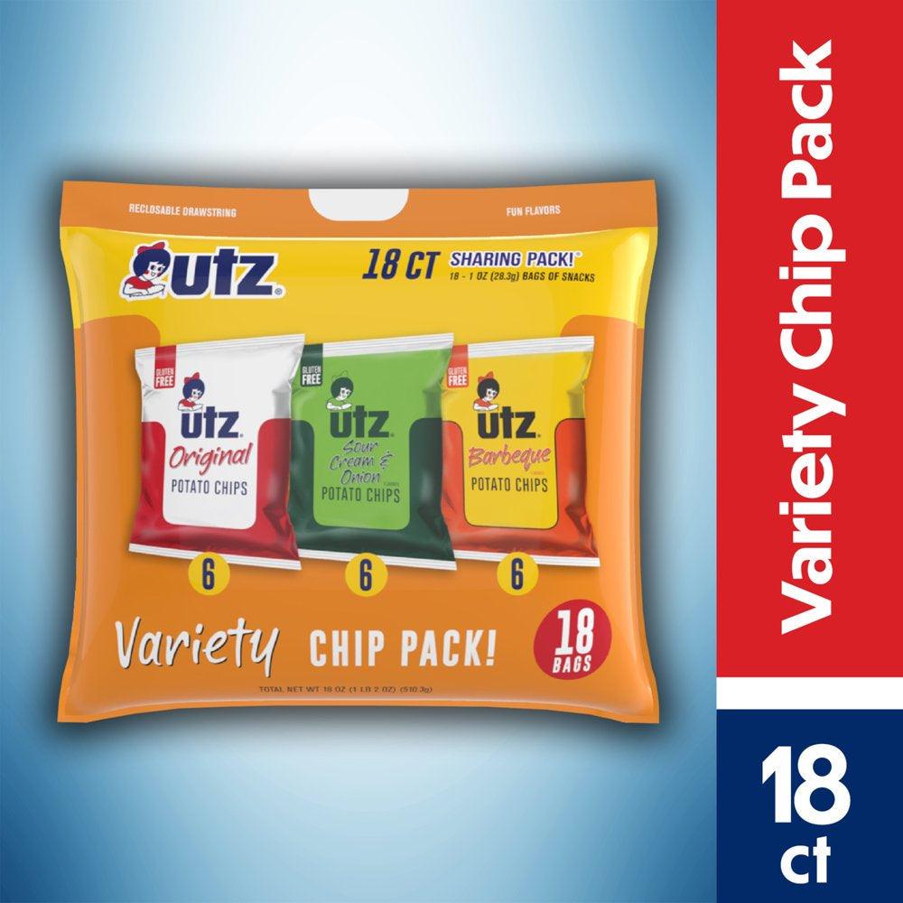 18 Ct Utz Variety Chip Pack