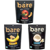 Bare Baked Crunchy Apple Chips, Banana Chips, and Coconut Chips, Variety Pack, Gluten Free, 6 Count