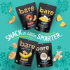 Bare Baked Crunchy Apple Chips, Banana Chips, and Coconut Chips, Variety Pack, Gluten Free, 6 Count