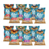 12-Pack Kibo Foods Lentil Chips Super Snack Set (Sea Salt, Maui Onion, Spicy Ranch)| Gluten Free, Plant-Based, High Protein, Vegan Snacks, Non-Gmo, Kosher 1Oz Bags| Kibo Foods