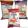 Cheese Curls &amp; Chip Variety Pack | 3 Unique Flavors: Sticky Sweet, Sweet Heat, and Spicy BBQ Chips