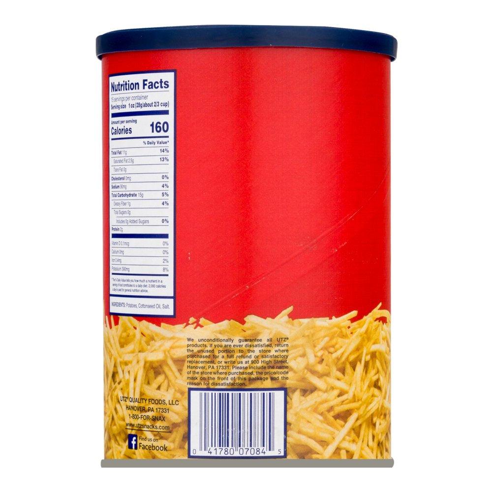 15 Oz Utz Potato Stix Canister