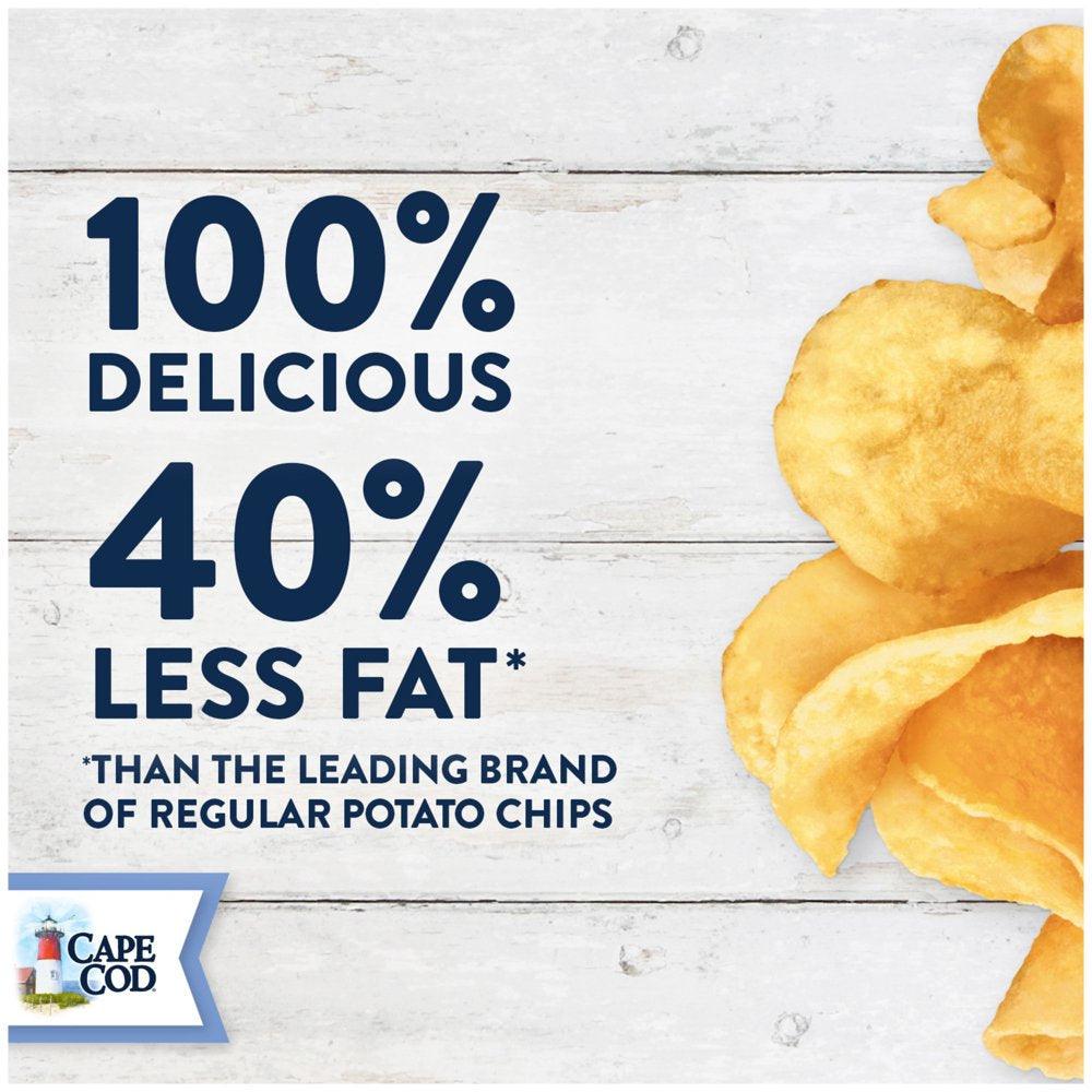 Cape Cod Potato Chips, Less Fat Original Kettle Chips, 8 Oz