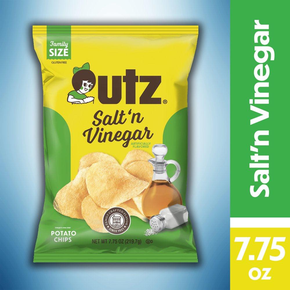 7.75 Oz Utz Salt&#039;N Vinegar Potato Chips