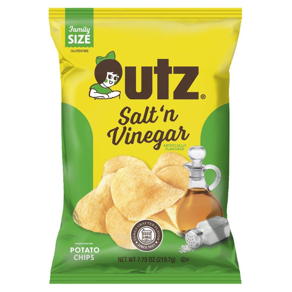 7.75 Oz Utz Salt&#039;N Vinegar Potato Chips