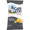 Cape Cod Potato Chips, Sea Salt &amp; Cracked Pepper Kettle Chips, 7.5 Oz