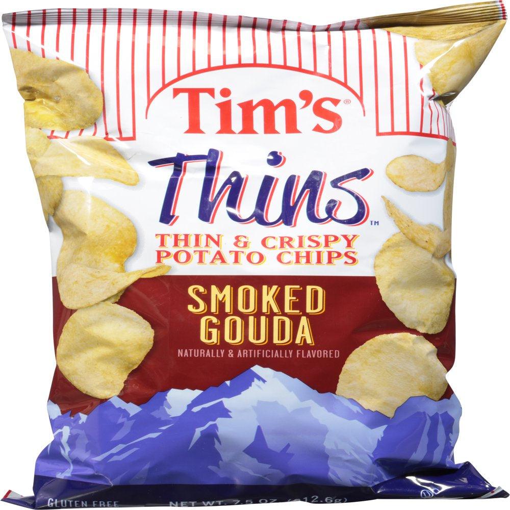 7.5 Oz Tim&#039;S Thins Smoked Gouda Potato Chips