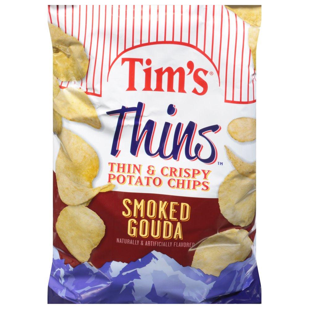 7.5 Oz Tim&#039;S Thins Smoked Gouda Potato Chips