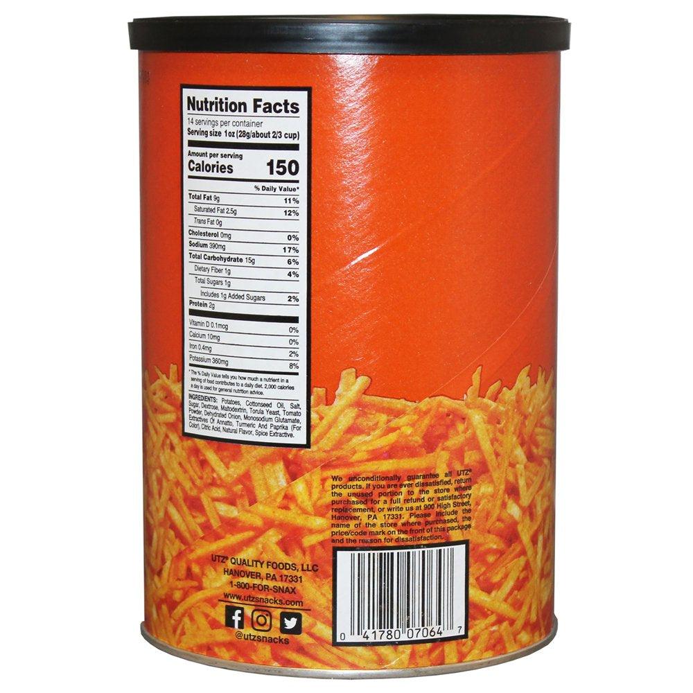 14 Oz Utz Barbeque Potato Stix Canister