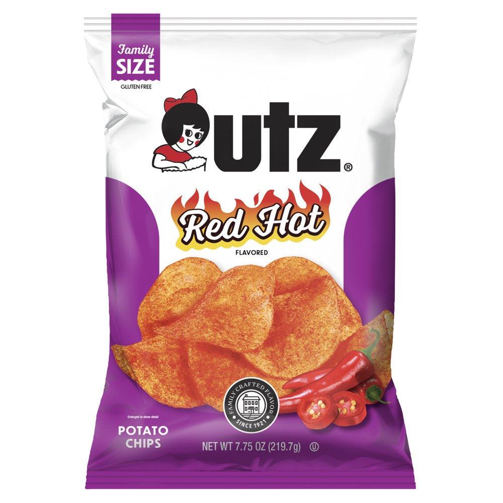 7.75 Oz Utz Red Hot Potato Chips