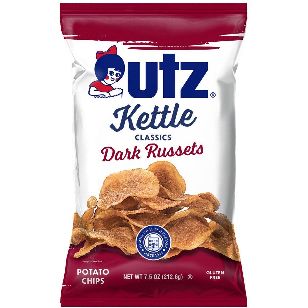 7.5 Oz Utz Kettle Classics Dark Russets Potato Chips