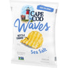 Cape Cod Potato Chips, Wavy Cut Sea Salt Kettle Chips, 16 Oz