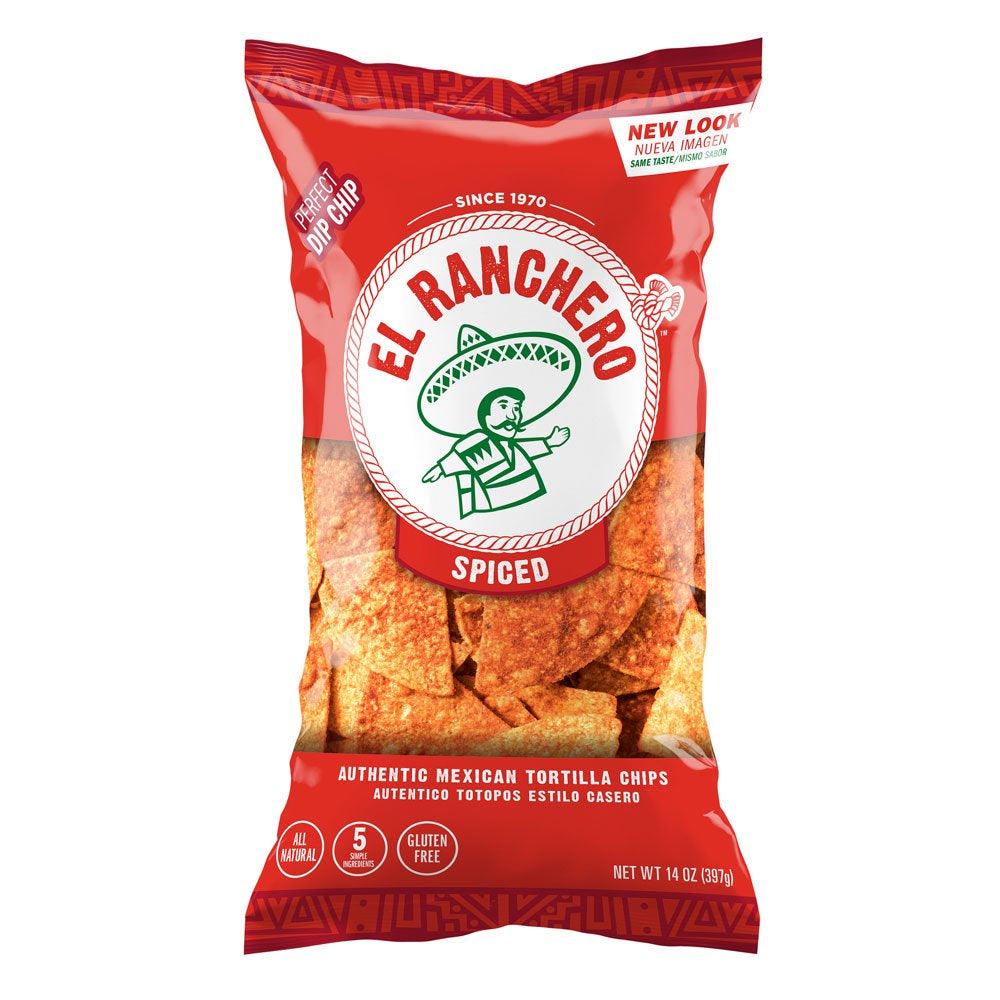 El Ranchero Mild Hot Tortilla Chips, 14 Oz.