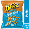 Cheetos Puffs Cheese Flavored Snack Chips, Party Size, 13.5 Oz Bag