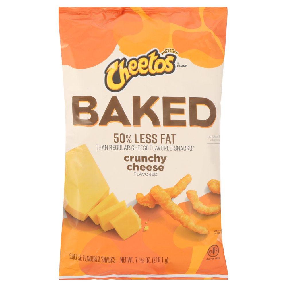 Cheetos Baked Crunchy Cheese Flavored Snacks, 7.625 Oz Bag