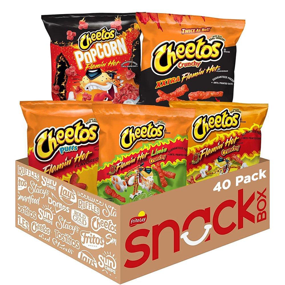 Cheetos Flamin&#039; Hot Mix Variety Pack, (40 Count)