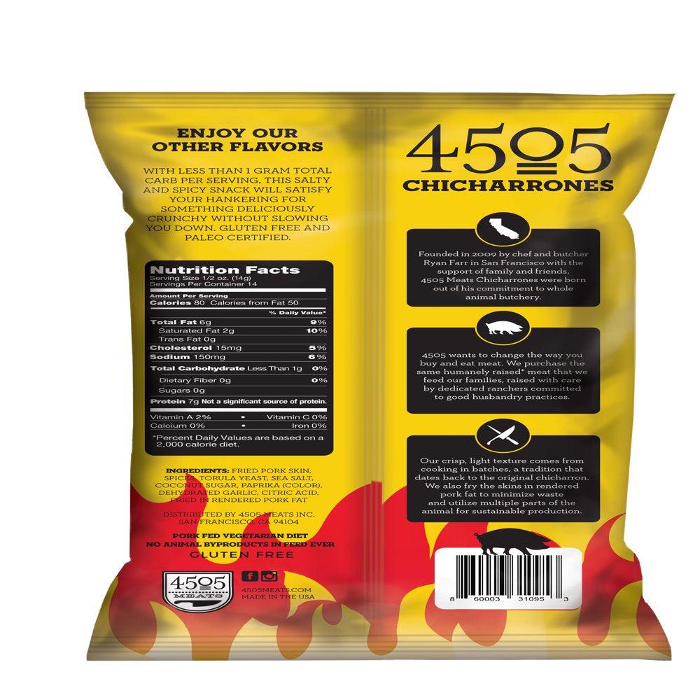 En Fuego Chicharrones, Fried Pork Rinds, Keto Certified, Family Size Bag, 14 Servings, 7 Ounce