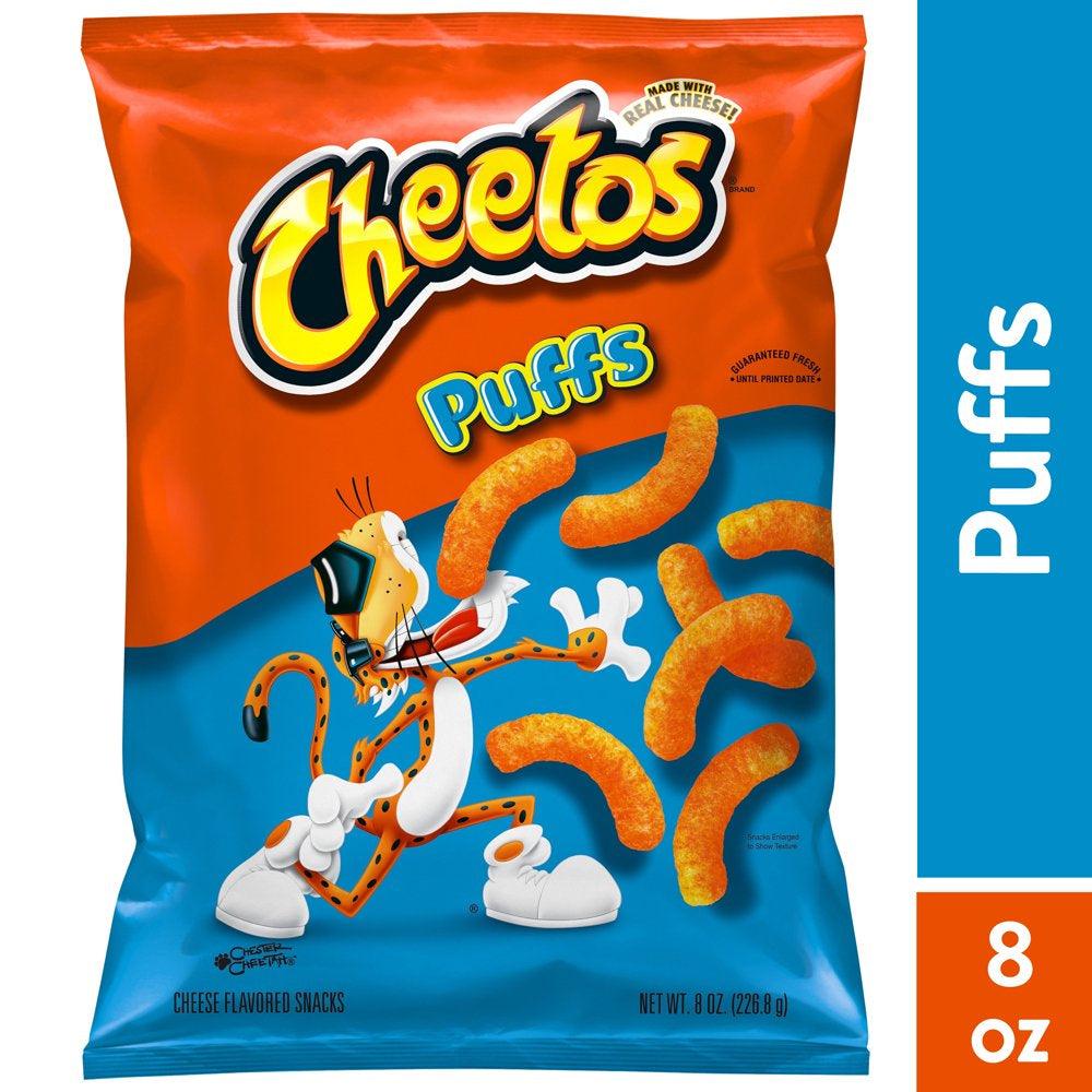 Cheetos Puff Cheese Flavored Snack Chips, 8 Oz