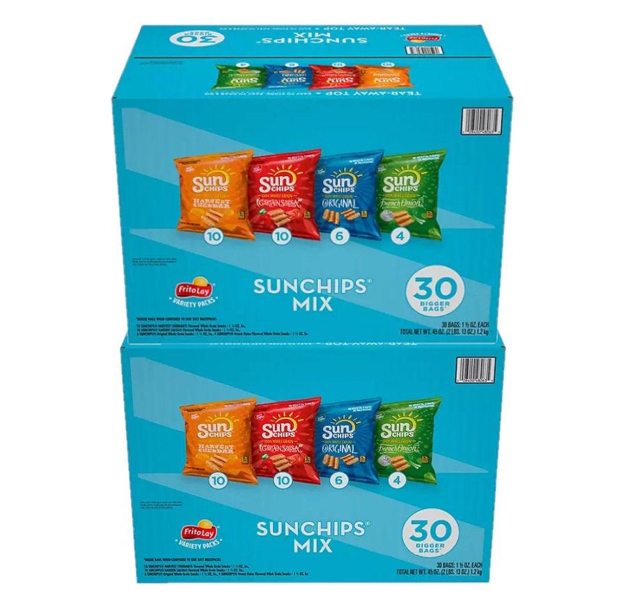 2 Pack | Sunchips Mix Variety Pack (30 Pk.)