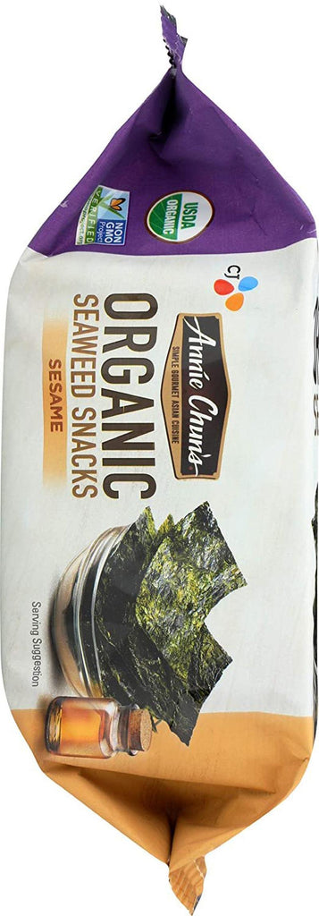 Annie Chun&#039;S Organic Sesame Seaweed Snacks, 0.35 Oz