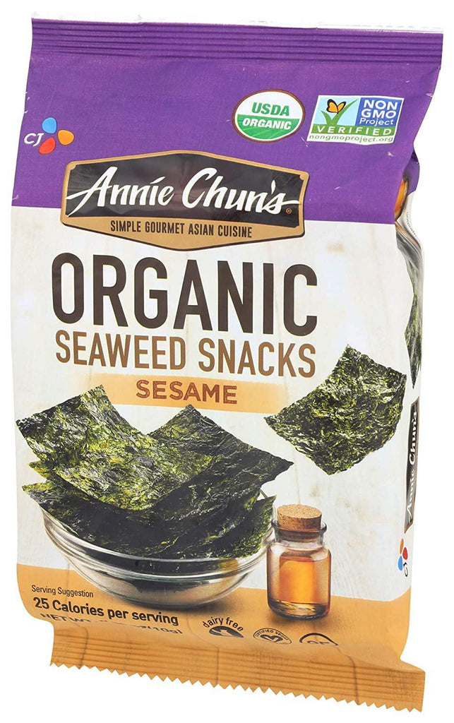 Annie Chun&#039;S Organic Sesame Seaweed Snacks, 0.35 Oz