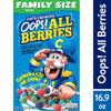 Cap&#039;N Crunch Cereal Oops All Berries Cereal, 16.9 Oz