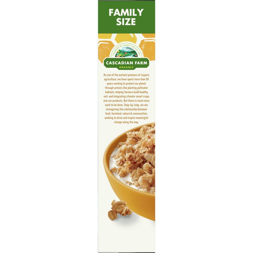 Cascadian Farm Organic Oats and Honey Granola Cereal, 22.4 Oz