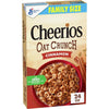 Cheerios Oat Crunch Cinammon Oat Breakfast Cereal, Family Size, 24 Oz