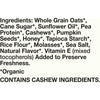 Cascadian Farm Organic Honey Cashew Protein Granola, 6 Pouches, 2.5 Oz. Each