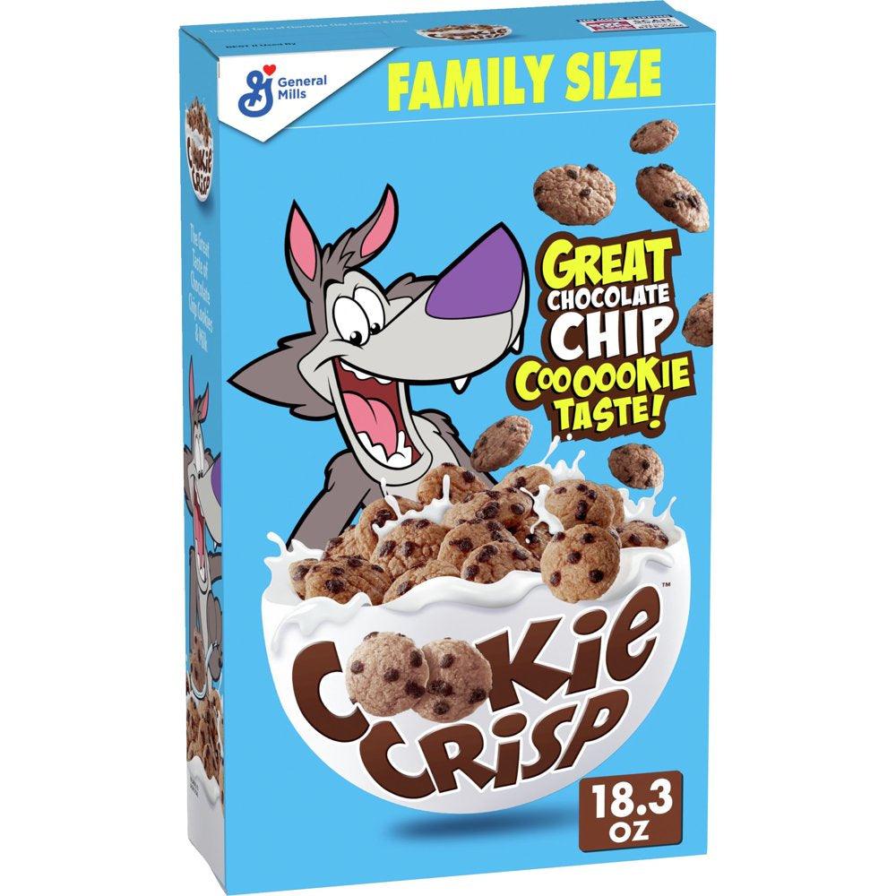 Cookie Crisp, Breakfast Cereal, Chocolate Chip Cookie Taste, 18.1 Oz