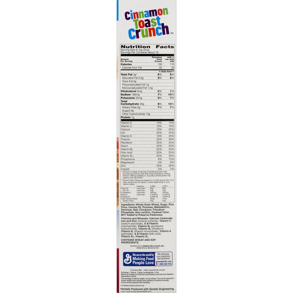 Cinnamon Toast Crunch Breakfast Cereal, 20.25 Oz Box