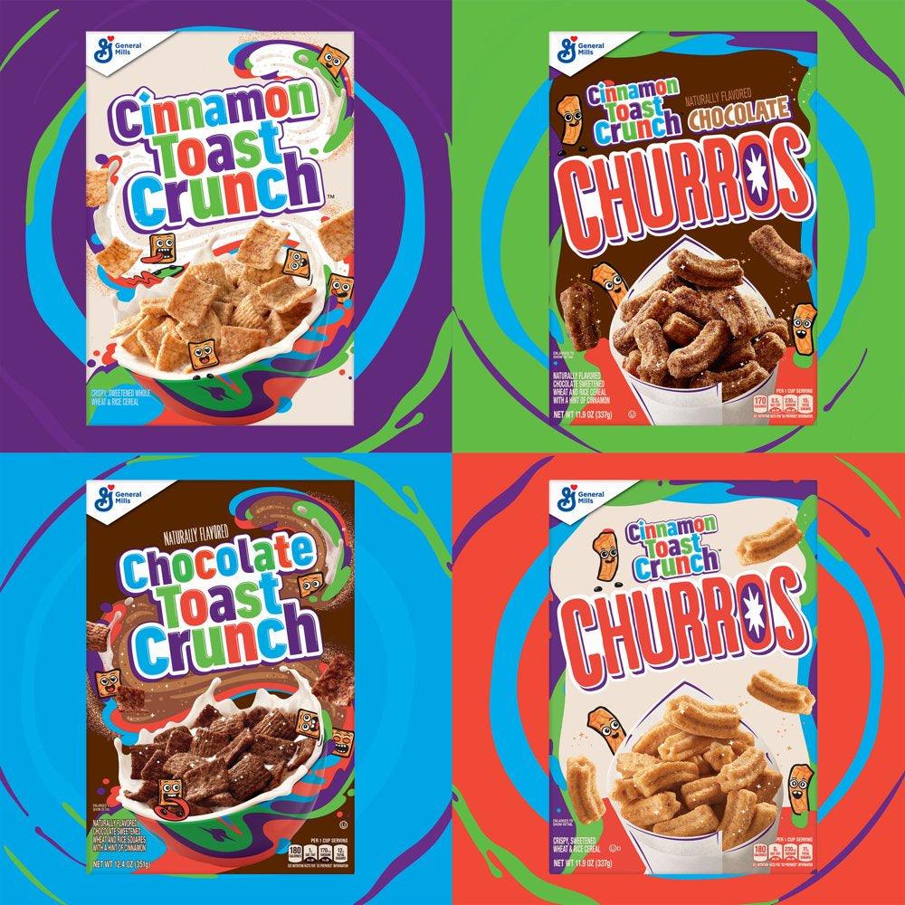 Cinnamon Toast Crunch, Breakfast Cereal, Cinnamon Sugar Squares,�2 Oz