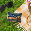 :Ratio KETO Friendly Soft Baked Bars, Chocolate Brownie, Keto Snacks, 6 Ct