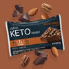 :Ratio KETO Friendly Soft Baked Bars, Chocolate Brownie, Keto Snacks, 6 Ct